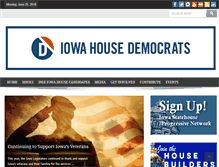 Tablet Screenshot of iowahouse.org